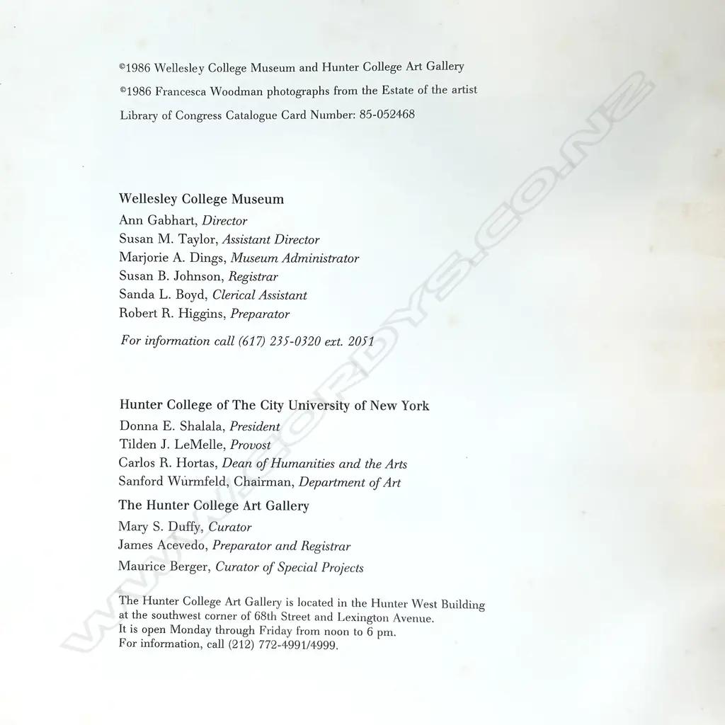 FRANCESCA WOODMAN: PHOTOGRAPHIC WORK Image 1++